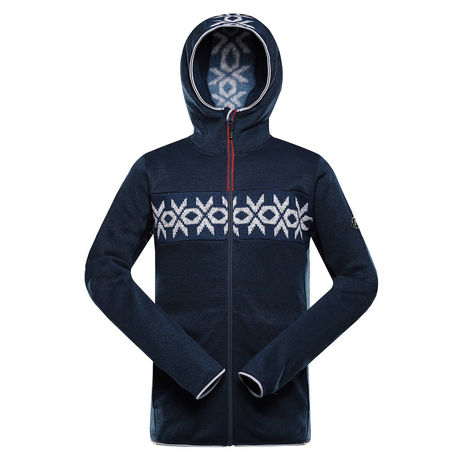 Bluza męska polarowa z kapturem Nores